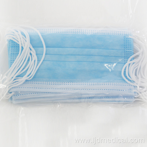 FFP2 flat surgical nonwoven face mask with earloop